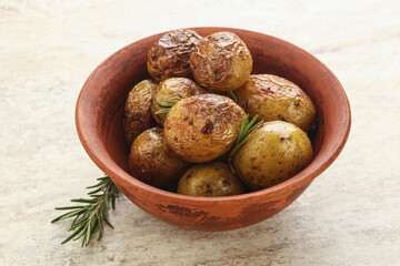 Roasted baby potato with rosemary