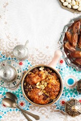 Oum Ali or Um Ali, Egyptian Dessert Middle Eastern Cuisine