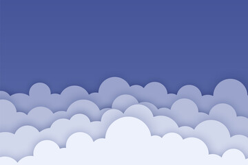 Blue sky background with clouds
