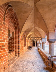 Malbork, Poland - largest castle in the world by land area, and a Unesco World Heritage Site, the Malbork Castle is a wonderful exemple of Teutonic fortress. Here in particular the interiors