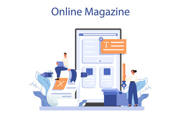 Obraz premium Philologist online service or platform. Scientific study of language