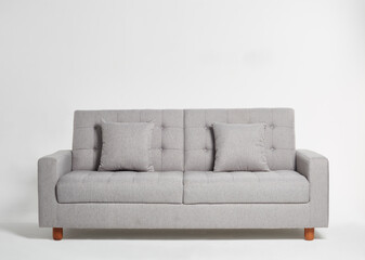 grey sofa for decoration house condominium print ad