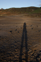 Shadow on the beach