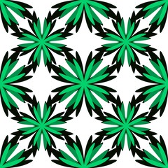 Simple floral seamless pattern with flowers for fabrics and cards and linens and kids and wrapping paper