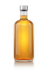 Whiskey bottle isolated on white background - 3d rendering