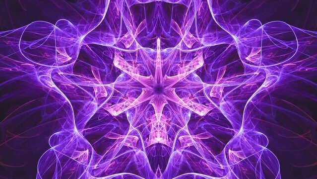 Kaleidoscope fractal abstract - antimatter void - seamless looping music vj colorful chaotic streaming backdrop art.