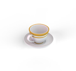 Obraz premium Turkish Coffee Cup From The Left Side