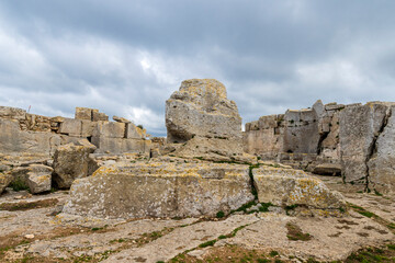 Fototapeta na wymiar St Simon Monastery ruins in Hatay Province of Turkey
