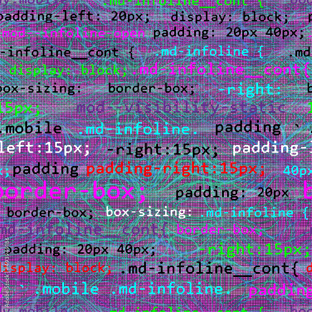 Fototapete Abstract background with letters. Seamless  pattern.