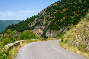 Hermitage of San Cataldo, near Cottanello, Lazio, Italy