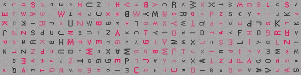 Abstract Geometric Pattern generative computational art illustration