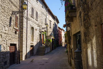Obraz premium Vitorchiano, medieval village in Viterbo province