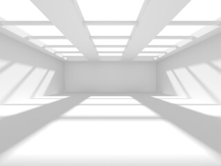 Abstract White Architecture Design Concept