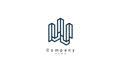 Real estate logo template, housing & office business
