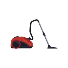 Vacuum cleaner for house and professional service vector illustration isolated.
