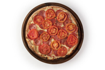 pizza italia queijo mussarela tomate molho