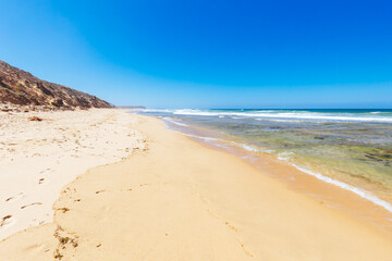 Fototapeta na wymiar Thirteenth Beach at Barwon Heads in Australia