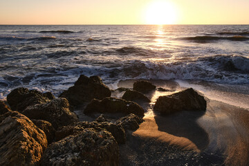 Sonnenuntergang am Meer bei Captiva (Florida, USA)
