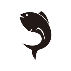 Fish logo vector symbol illustration