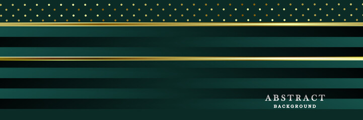 Tosca and gold banner design