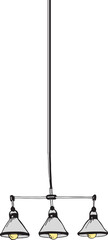 Contemporary Loft Lamp Hand Drawn Illustration © Good Studio