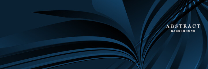 Abstract dark blue background vector