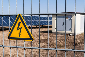 Stromerzeugung Solarzellenpark