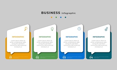 Steps Timeline Infographics Template Design