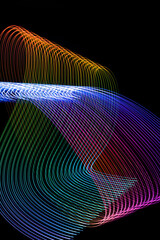 Tapeta kolorowa tęcza długa ekspozycja © Kacper