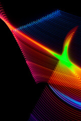 Tapeta kolorowa tęcza długa ekspozycja © Kacper