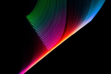 Kolorowa długa ekspozycja © Kacper