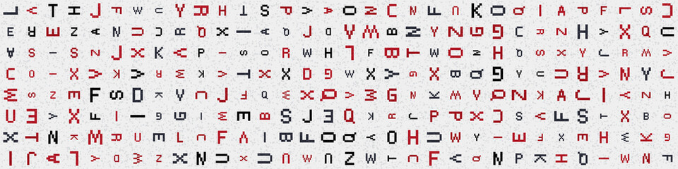 Abstract Geometric Pattern generative computational art illustration