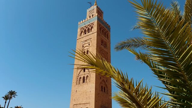 Koutoubia Mosque in Marrakech city, Morocco