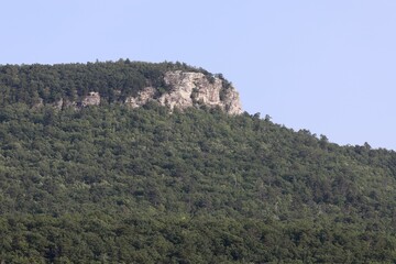 cliff in the mountains