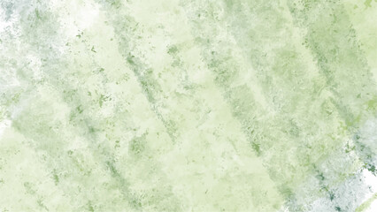 fresh green watercolor surface with splatters on white background, vector illustration
