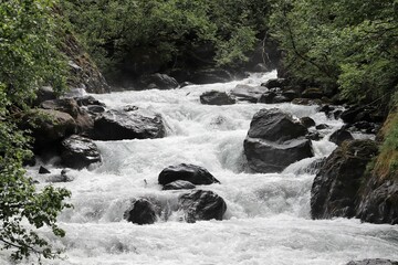 Obraz premium waterfall in the mountains