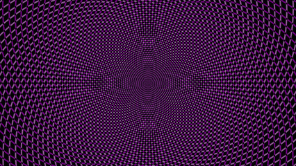 A purple geometrical graphic pattern