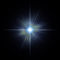 Star, Lens Flare, Sun Light, Solar Energy Concept, Light pattern
