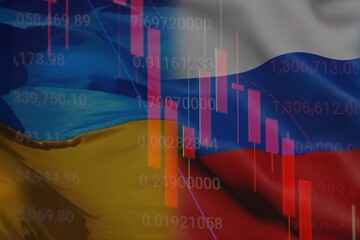 Stock image crashes in the Russian-Ukrainian war