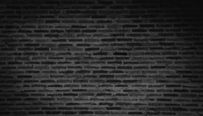 Black brick wall texture, Background textured for product display with copy space for display.