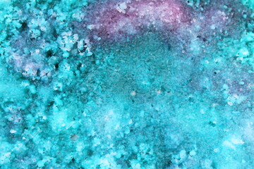 turquoise blue irregular cloud like surface