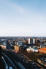 Fototapeta na wymiar Hamburg panoramic city view