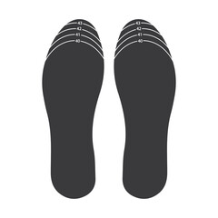 Men's insoles with numbering 40, 41, 42, 43 number, with the possibility of cutting.