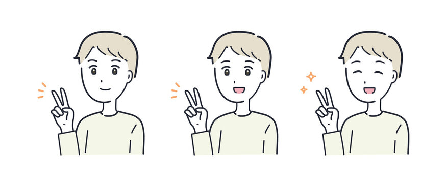 ピースサイン Images Browse 3 924 Stock Photos Vectors And Video Adobe Stock