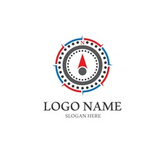 Compass Logo Template vector icon