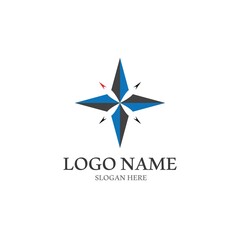 Compass Logo Template vector icon