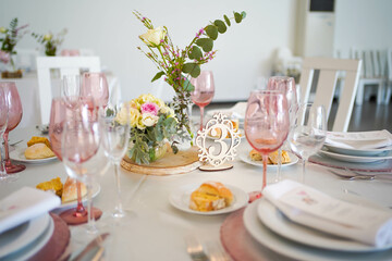 decoração de mesa de eventos