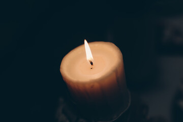 candle in the dark