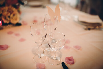 wedding table setting
