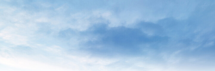 Blue sky with white cloud. The summer heaven is colorful clearing day Good weather and beautiful nature in the morning.